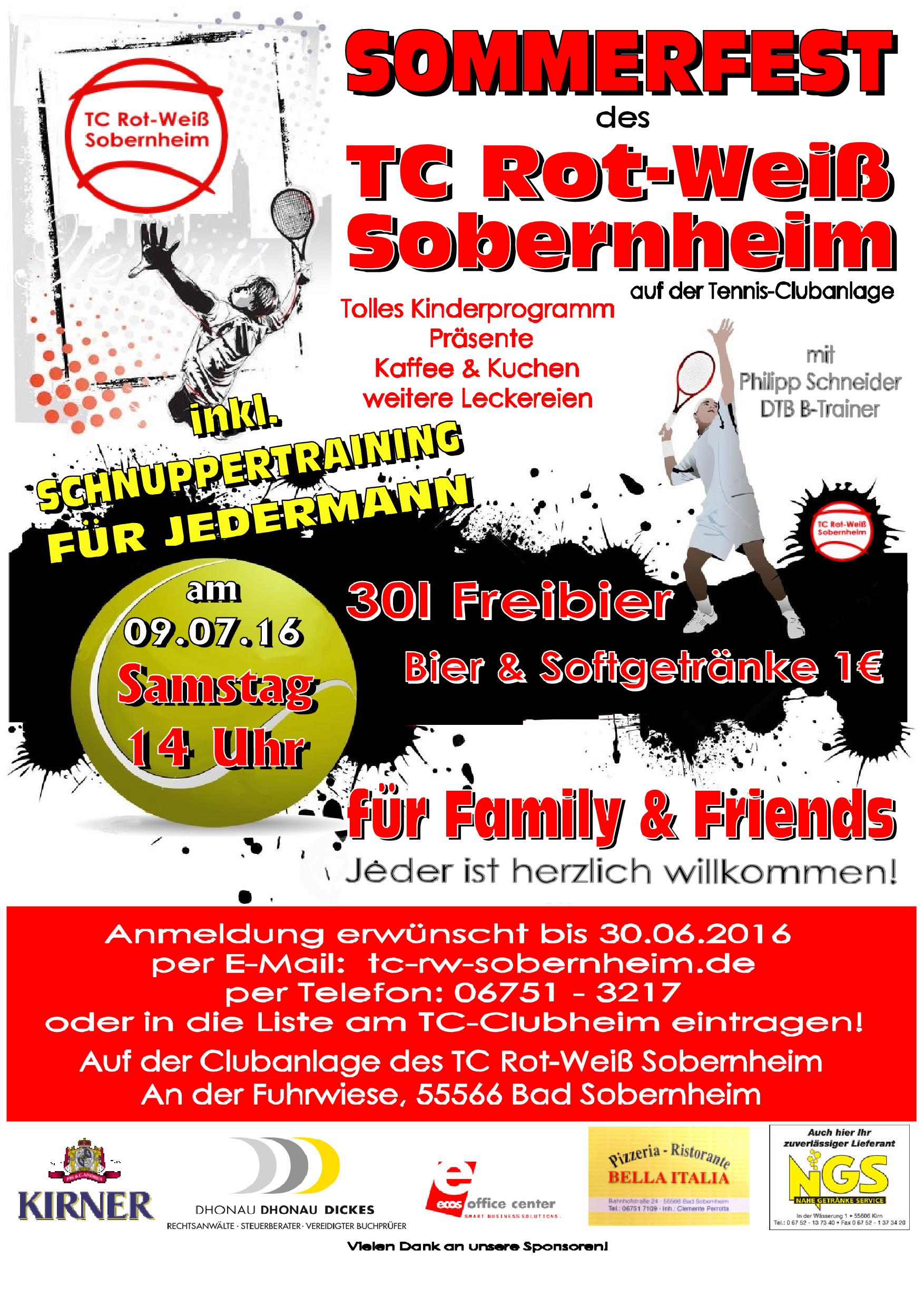 Plakat Schnuppertraining 2016 3
